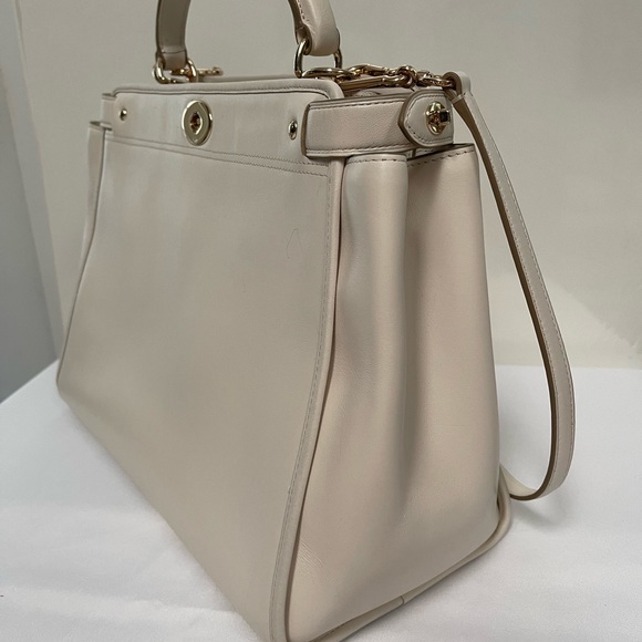 Coach white leather handbag new no tags - Picture 7 of 13